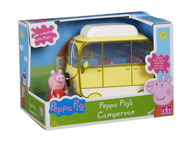 Peppa Pig komplet igračaka sa prikolicom i s figuricom