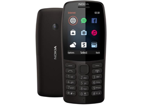Nokia 210 Dual SIM neodvisen mobilni telefon, črne barve - [Odprta embalaža]