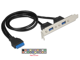 Delock 84836 okvir za otvaranje, 1 x 19 t USB 3.0 konektor interni USB 3.0 A