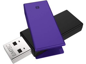 Emtec C350 Brick 8GB, USB 2.0 pendrive, lila