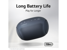 LG XBOOMGo PL2 prenosný Bluetooth reproduktor, čierny