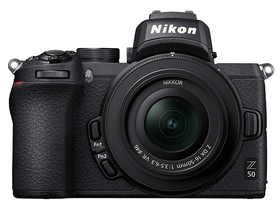 Nikon Z50 digitální fotoaparát, kit (s 16-50mm VR objektivem), černý