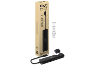 Club3D USB-C 7in1 Hub HDMI 4K60Hz SD TF kartica slot 2x USB-A + USB-C PD RJ45
