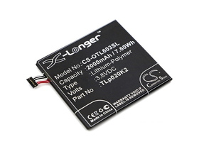 RealPower Alcatel C2000023C2, TLp020K2 3.8V 2000mAh Li-ion baterija
