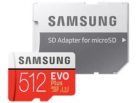 Samsung EVO Plus microSDXC pamäťová karta, 512 GB