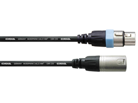 Kabel za mikrofon Cordial, CCM, 1,5 m, črn