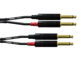 Cordial CFU 3 PP Unbalanced Twin kabel, crni, 3m