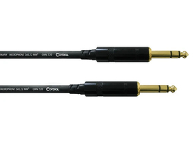 Cordial Balanced Plug kabel, CFM 0,9 VV, 0,9m, černý