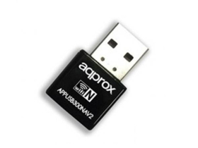Approx Wireless N mrežni adapter, USB, nano, 300 Mbps (802.11b/g/n)
