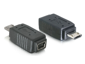 Delock 65063 USB Adapter USB micro-B male to mini USB