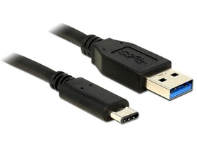 Delock USB 3.1 Gen 2 Type-A samec / Type-C samec kábel, 0.5m