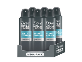 DOVE MEN+CARE Clean Comfort muški dezodorans protiv znojenja, 6x150 ml