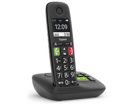 Gigaset ECO E290A безжичен телефон (DECT) с телефонен секретар, черен