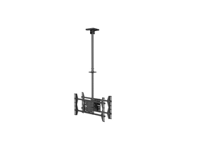 Equip 650370 регулируема стойка за таван, 32 "-65", 40 кг, наклон / завъртане, черен