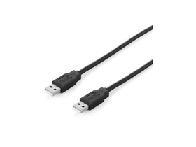 Equip USB 2.0 A-A Kabel, männlich/männlich, doppelt geschirmt, 1,8m
