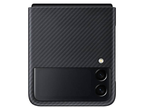 Stoječa torbica Samsung Aramid za Samsung Galaxy Z Flip 3, črna