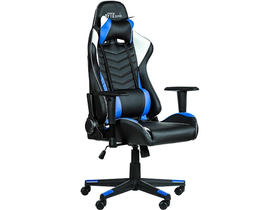 ByteZone WINNER gamer židle, LED, modrá