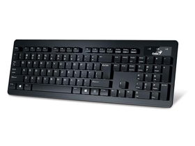 Genius SlimStar 126 Tastatur, schwarz