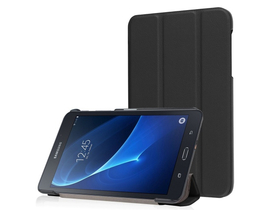 Gigapack ˝Trifold˝ stoječ usnjen ovitek za Samsung Galaxy Tab A (7"), črn