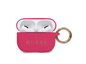 CG Mobile Guess Schutzhülle für Apple AirPods Pro, pink, mit Glitter