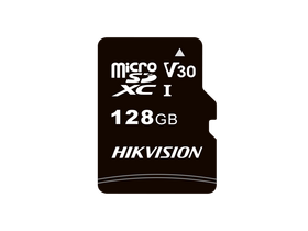 Hikvision MicroSD kártya - 128GB microSDHC™, Class 10 and UHS-I, 3D NAND,V30 (R/W Speed 92/40 MB/s)