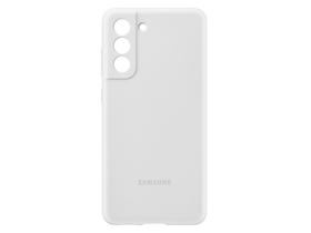 Samsung gumové/silikonové pouzdro pro Samsung Galaxy S21 FE, bílé