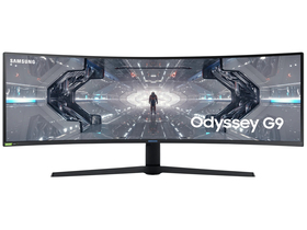 Samsung Odyssey G9 LC49G95TSSUXEN 49" WQHD VA 240hz 1000R G-sync QLED gamer monitor 