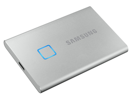 Samsung T7 Touch 500GB externe SSD, silber