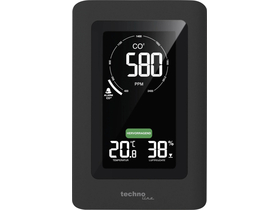 Technoline WL 1030 digitales Luftqualitätsmessgerät, schwarz