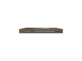 IP-COM Switch steuerbar - G3328F (24x1Gbps; 4x SFP; 1x Konsolenanschluss; L2)