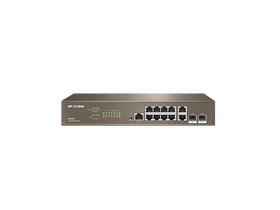 IP-COM Switch steuerbar - G5312F (10x1Gbps; 2x SFP; 1x Konsolenanschluss; L3)