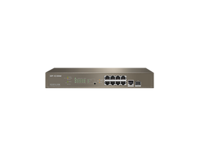 IP-COM Switch Vezérelhető PoE - G5310P-8-150W (L3; 9x1Gbps + 1xSFP port; 8 af/at PoE+ port; 130W; rack-mount)