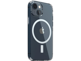 Ovitek NextOne za iPhone 13 Mini z zaponko Magsafe, silikonski, prozoren (IPH5.4-2021-MAG-CLRCASE)