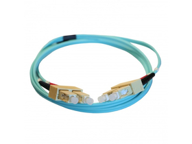 LEGRAND optički patch kabel OM3 (PC) multimode SC/SC duplex 50/125 um LSZH (LSOH) ljubičasta 1 metar LCS3