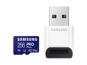Samsung MicroSD Karte - 256GB MB-MD256SB/WW (mit PRO PLUS Kartenleser, R180/W130, Adapter, 256GB)