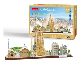 Cubic Fun 3D puzzle City Line Barcelona