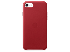 Apple iPhone SE 2020 kožený obal, červený