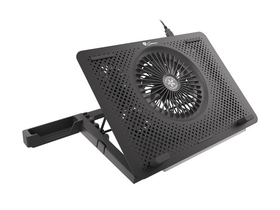 Genesis Oxid 450 RGB 15.6" laptop hűtőpad ventilátor, RGB világítás, USB, fekete