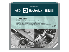 AEG M3GCP400 Clean and Care 3 v 1 čistič pre práčky a umývačky riadu, 12 ks