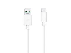Oppo podatkovni kabel i punjač (USB - Type-C, 100 cm, podrška za brzo punjenje), bijeli