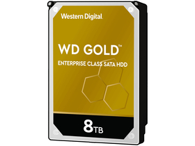 WD 3,5” 8TB SATA3 7200rpm 256MB Gold HDD belső merevlemez (WD8004FRYZ)