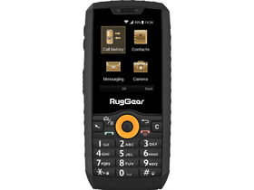 RugGear RG150 mobilní telefon, Dual SIM, 3G, černý