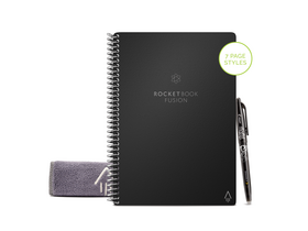 Rocketbook Fusion Executive bilježnica, 15x22cm, crna