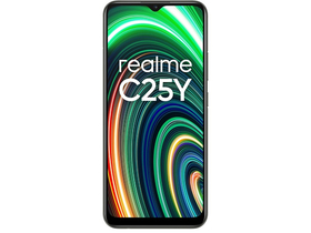 Realme C25Y 4GB/128GB Dual SIM Smartphone ohne Vertrag, metallgrau