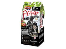 Fit Active Black Dogs száraz kutyaeledel, Adult, bárány+hal+alma+rizs, 1,5 kg
