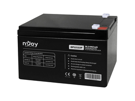 Njoy GP12122F Borne T2 baterija bez održavanja, 12V / 12Ah