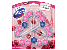 Domestos Limited Edition Romantic Rose Power5 Toilettenstab, 3x55g