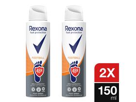 Rexona Football dezodorant za moške noge, 2x150 ml
