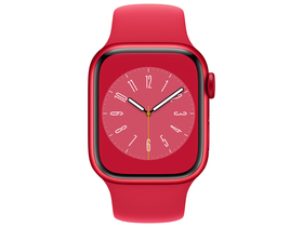 Apple Watch Series 8 GPS, 45mm, (PRODUCT)RED Aluminium Case with - (PRODUCT)RED Sport Band