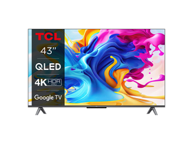 TCL 43C643 Smart QLED televízor, 108 cm, 4K, Google TV